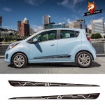 Classic Body Sticker Decal Vinyl Car Styling Side Stripes Skirt Sticker Decals Wraps Body Stickers for Chevrolet Bolt EV